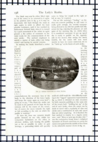 (6377) Canadian Canoeing Canader Canada - c.1905 Article
