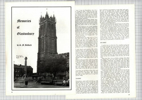 (6500) Glastonbury Bowyers Close Parsons Evacuaction SM Bedford  - 1969 Article