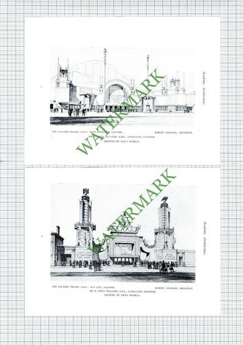Salford Trades Hall Robert Atkinson Sir E Owen Williams - c.1928 Prints