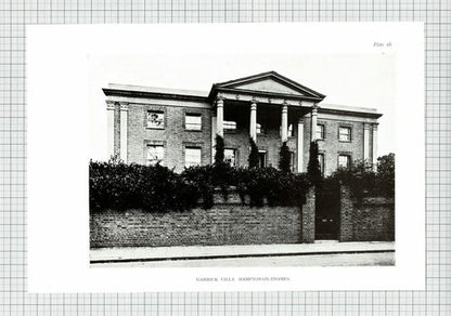 (6528) Hollydale Keston / Garrick Villa Hampton Thames D/Sided Book Print 1980s