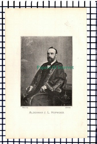 (6562) Alderman Joseph Lonsdale Hopwood Scarborough  - 1901 Article