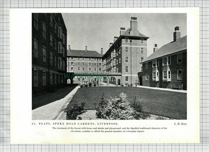 (6858) Speke Rd Gardens Liverpool / Kensal House Ladbrook Grove -  c.1945