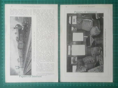 LMSR  New Steel Coaching Stock London Midland Scottish Railway  - 1926 Article