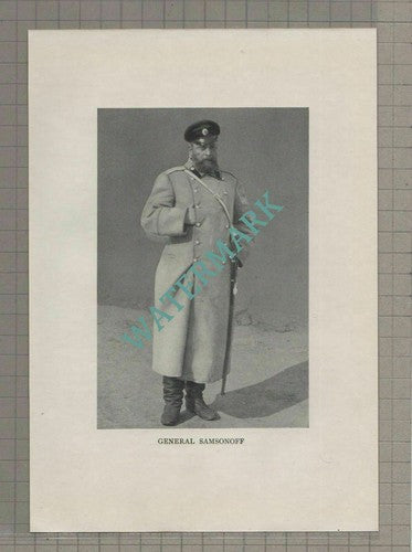 (5763) General Samsonoff  - c.1920s Book Print