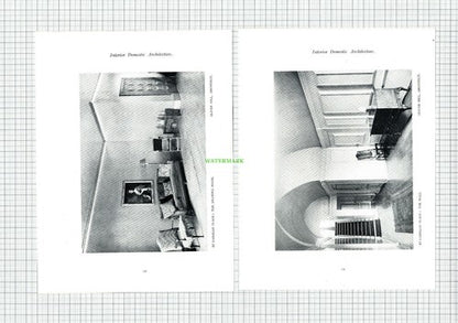 CADOGEN PLACE Oliver Hill Architect 6-Side Book Prints  - 1926