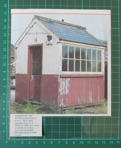 C4851) LNWR Hut At Crewe Railway Station  - 1995 Clip