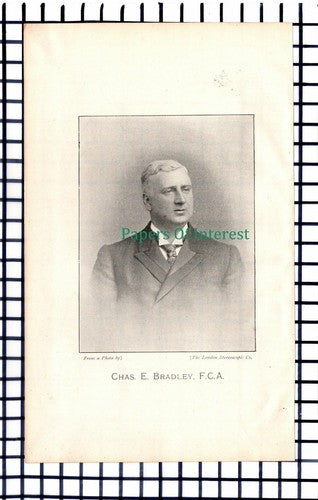 (6568) Charles E Bradley Scarborough  - 1901 Article