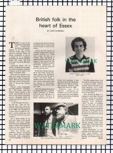 (8341) Ray Lester Artist / Dambuster Music Richard Digence - 1985 Cutting