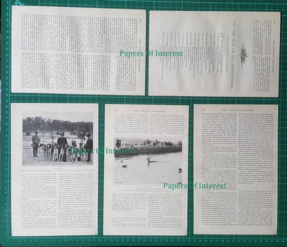 The Duchess D'Uzes Hunting Hounds Celle Les Bordes - 1903 Article