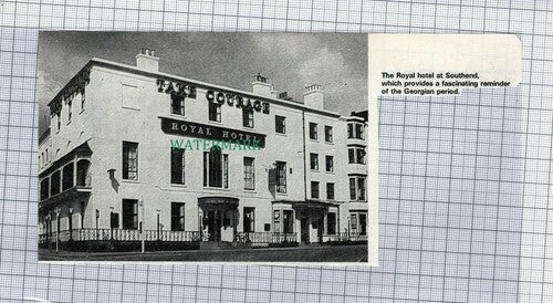 (C677) The Royal Hotel Southend Essex - 1969 Cutting