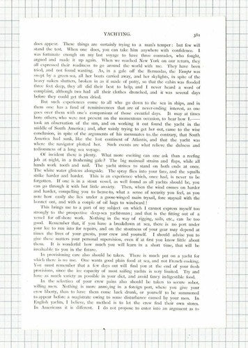 (5965) Yachting New York Yacht Club R S Palmer  - 1897 Article