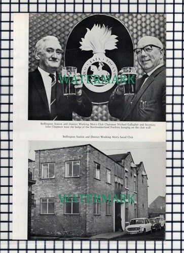(7770) Bedlington Station Club Gallagher / Boldon Colliery Working Mens  - 1970