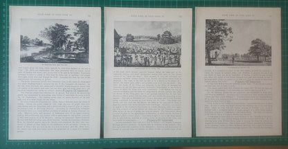 Hyde Park London In Days Gone By    - 1897 Article