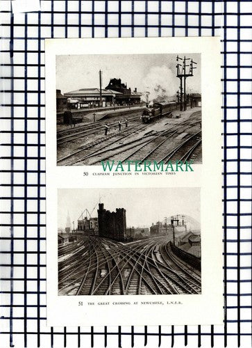 C6716) Crewe Works LMSR LE ANDER / Clapham Newcastle Railway  - 1947 Cutting