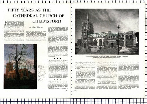 (101) St Mary's Cathedral Church Chelmsford Essex Albert Morrish  - 1964 Article