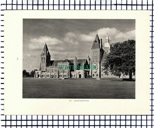 (7439) Charterhouse Surrey - 1949 Print / Cutting