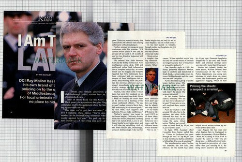 (8523) DCI Ray Mallon Middlesbrough  - 1997 Article