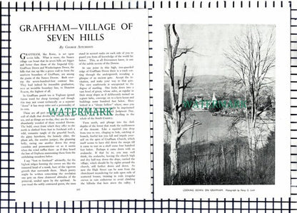 (8219) Graffham Sussex   - 1950 Article