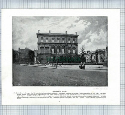 X1898) Dorchester House Kew Gardens Museum - c.1900 Book Print