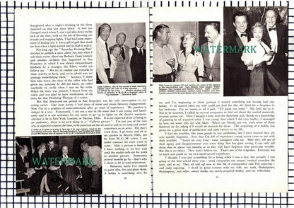 Louis Calhern Film Actor - c.1955 Article