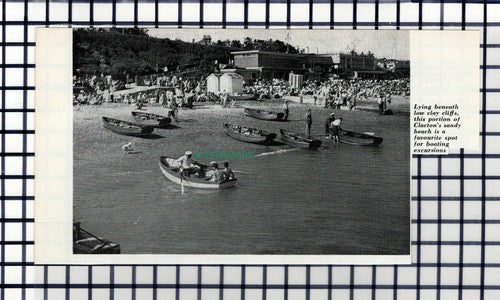 C6576) Clacton Essex Beach - 1962 Cutting