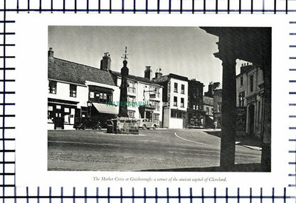 C6484) Guisborough / Ingleby Greenhow  - 1950s Print / Cutting
