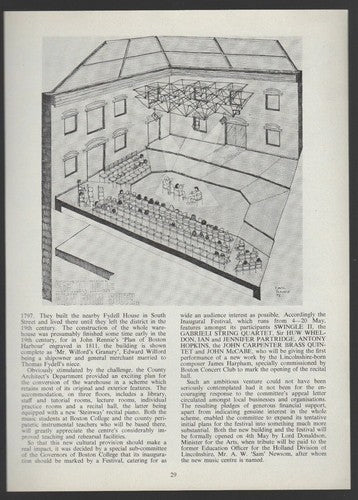 Sam Newsom Music Centre Boston Lincolnshire Robert Wallace Wisbech -1978 Article