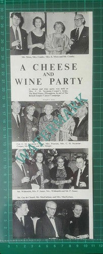 (46) Mrs CH Seymour Cooper Elloughton Stieger Wildsmith Camby Saner 1966 Cutting