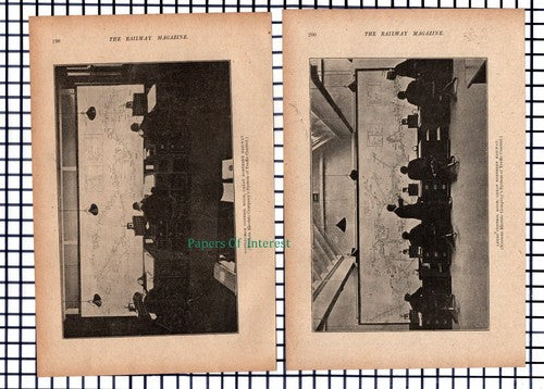 Great Northern Railway Nottingham Leeds Control Room -  1917 Article