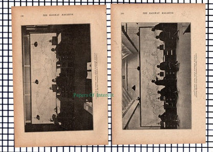 Great Northern Railway Nottingham Leeds Control Room -  1917 Article
