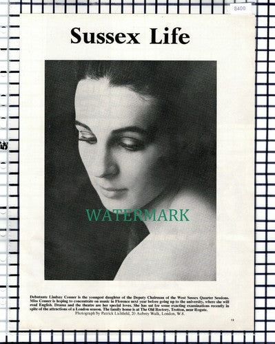 (8400) Lindsay Conner The Old Rectory Trotton Rogate Sussex - 1967 Cutting