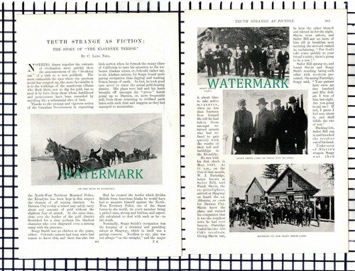 (7418) Soapy Smith Gold Mining Klondyke    ~   c.1901 5-Side Article