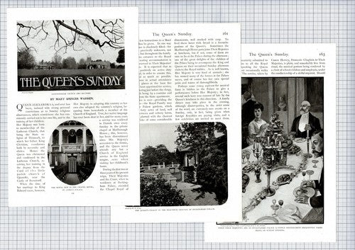 (6332) Queen Alexandra Royal Family Mary Spencer Warren  - c.1905 Article