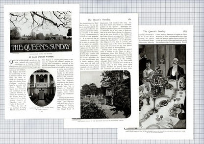 (6332) Queen Alexandra Royal Family Mary Spencer Warren  - c.1905 Article