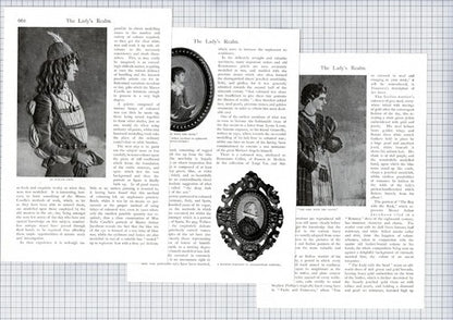 (6351) Gladys Beattie Cozier Wax Pictures   - c.1905 Article