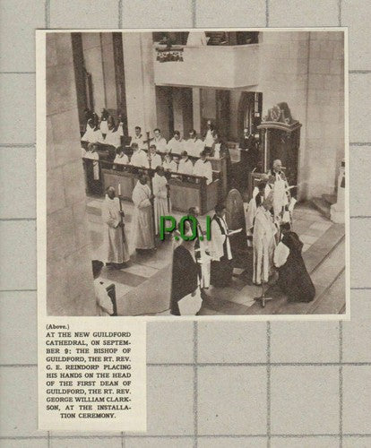 (4483) Guildford Cathedral Rev G E Reindorp & George William Clarkson   - 1961