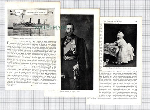 The Princess Of Wales The OPHIR York House St James's -  c.1900  Article