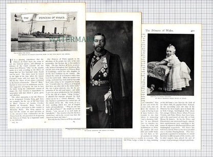 The Princess Of Wales The OPHIR York House St James's -  c.1900  Article