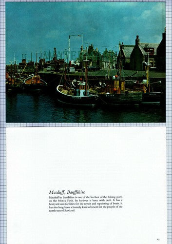 MACDUFF Banffshire Scotland 2-Part Cutting - c.1970