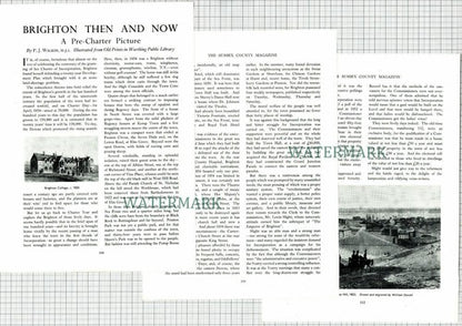 (6612) Brighton Sussex  - 1954 Article