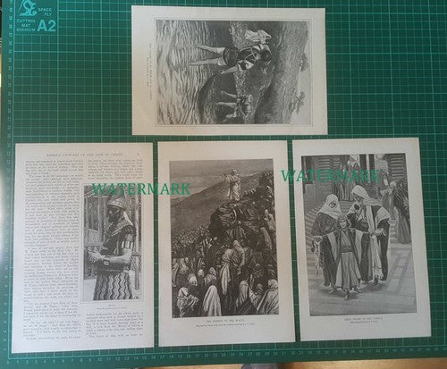(7173) James Tissot Life Of Christ Cleveland Moffett - c.1900 Article