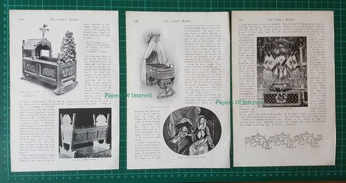 (6723) Royal Cradles Of The Past Jessie Wishart Brown -  c .1900 Article