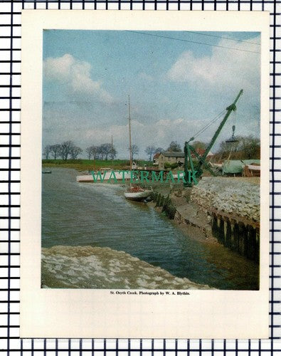(8396) The Crown Pub Great Chesterford / St Osyth Creek Essex - 1967 Cutting