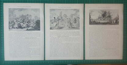 Hyde Park London In Days Gone By    - 1897 Article