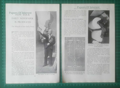 Newspaper Production  - 1968 Article
