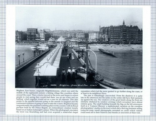 (5684) Fleetwood Lancashire Beach /  Brighton Pier  - Dbl SIded Cutting