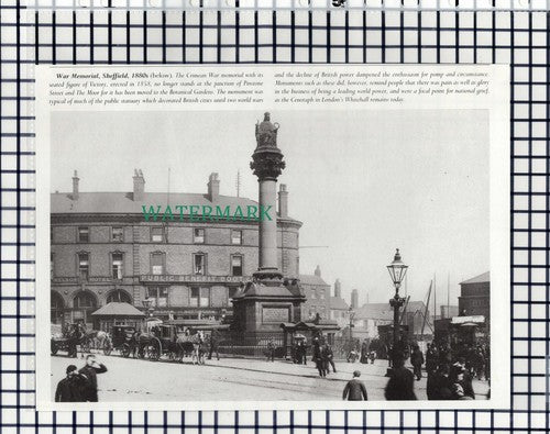 (7847) War Memorial Sheffield Nelson Hotel  -  1980s Cutting
