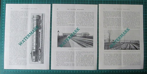 The Great Western Railway Suburban Service Park Royal -  1904 Article / Print
