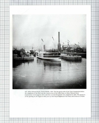 Victoria Hall Disaster Sunderland Memorial/ North Shields Dock - Book Print