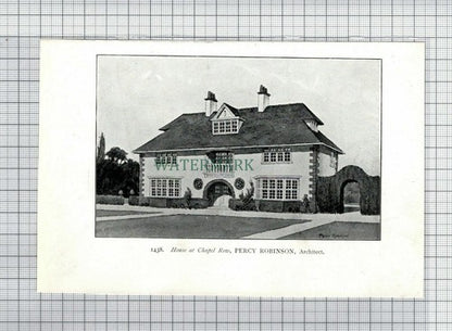 C6568) Farnham Surrey Wigglesworth Niven /  Chapel Row Percy Robinson - 1906